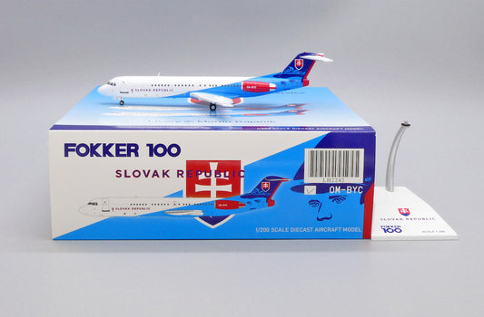 JCWINGS FOKKER 100 SLOVAKIA GOVERNMENT FLYING SERVICE REG: OM-BYC