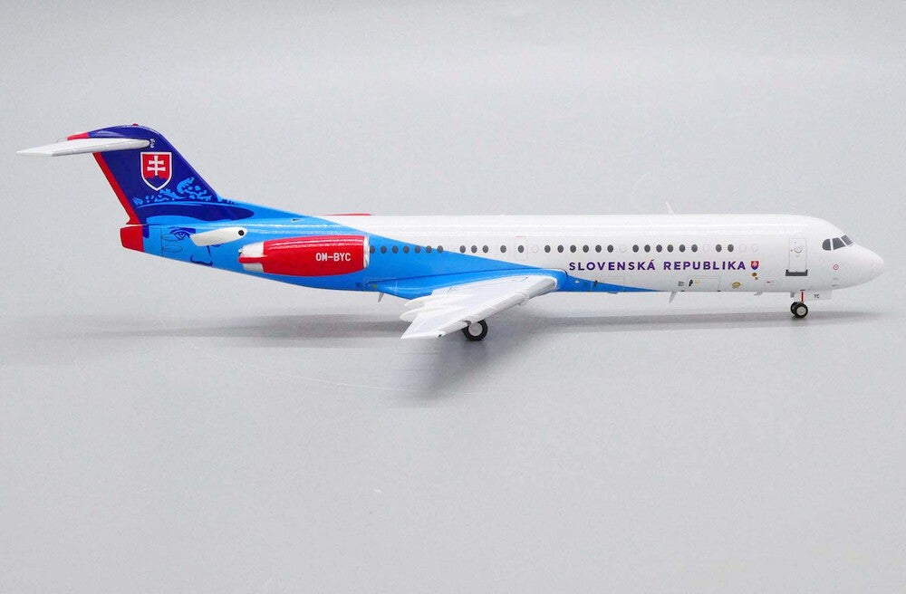 JCWINGS FOKKER 100 SLOVAKIA GOVERNMENT FLYING SERVICE REG: OM-BYC