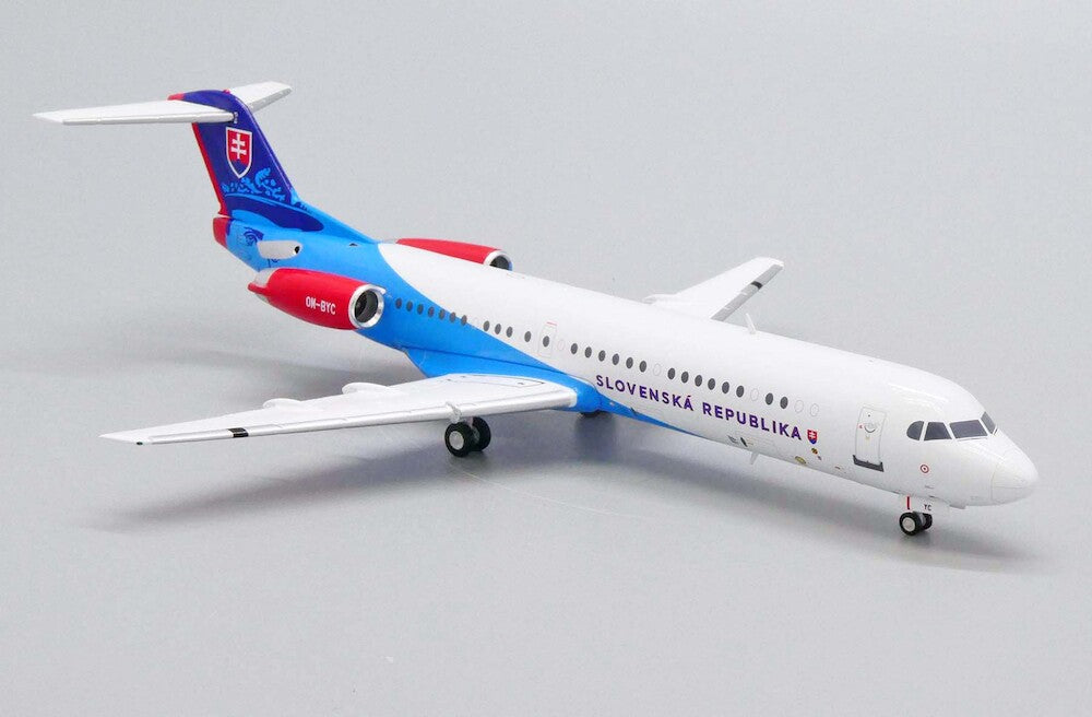 JCWINGS FOKKER 100 SLOVAKIA GOVERNMENT FLYING SERVICE REG: OM-BYC