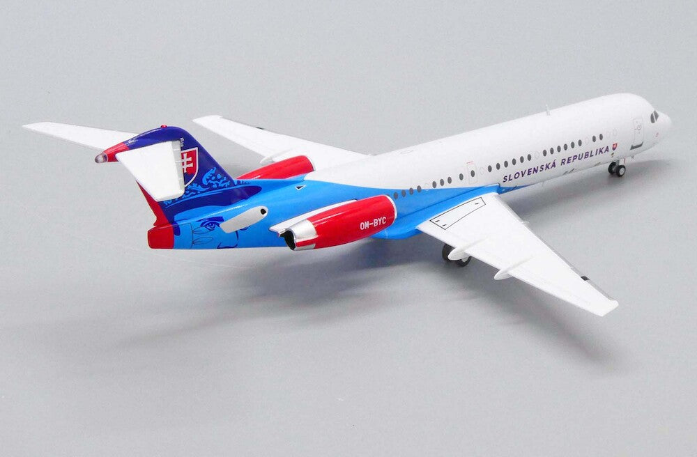 JCWINGS FOKKER 100 SLOVAKIA GOVERNMENT FLYING SERVICE REG: OM-BYC