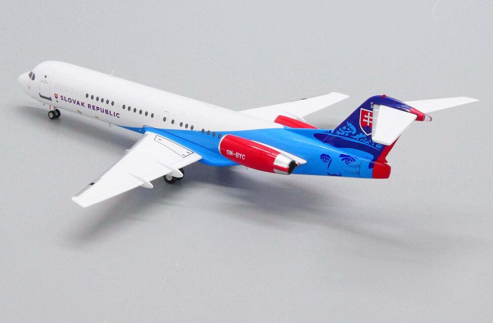 JCWINGS FOKKER 100 SLOVAKIA GOVERNMENT FLYING SERVICE REG: OM-BYC