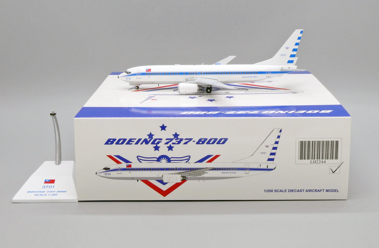 JCWINGS B737-800 TAIWAN AIR FORCE REG: 3701