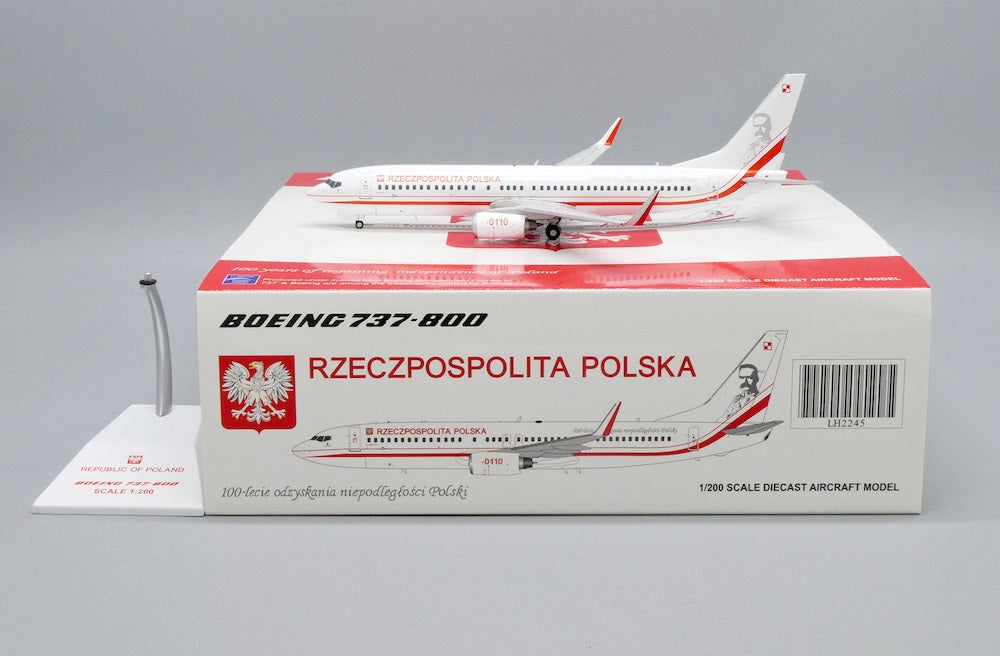 JC WINGS B737-800 POLISH AIR FORCE REG: 0110
