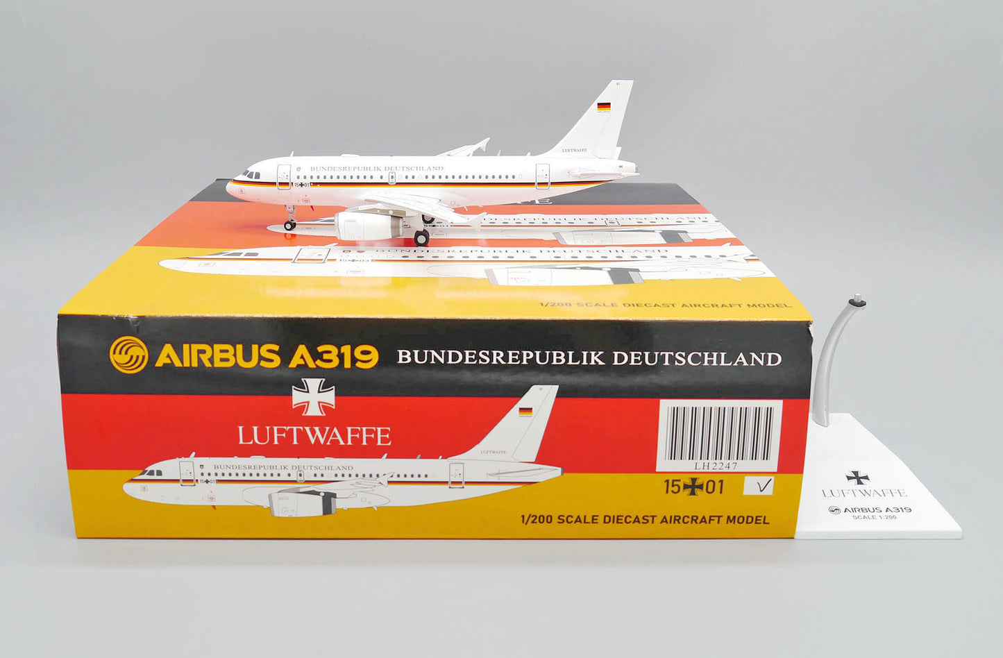 JCWINGS A319(CJ) LUFTWAFFE REG: 15+01