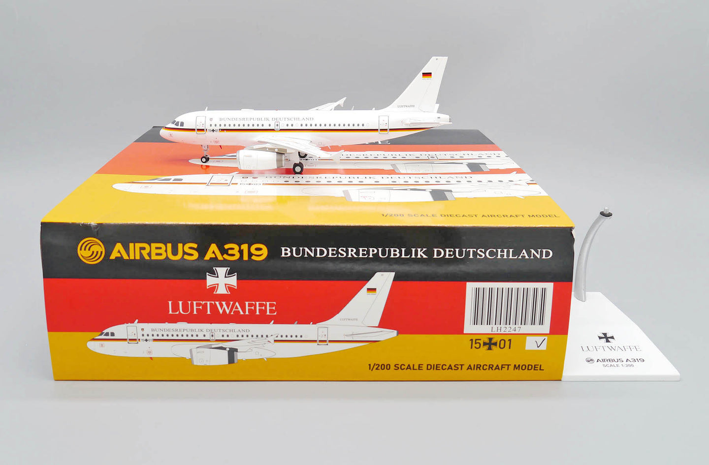 JCWINGS A319(CJ) LUFTWAFFE REG: 15+01