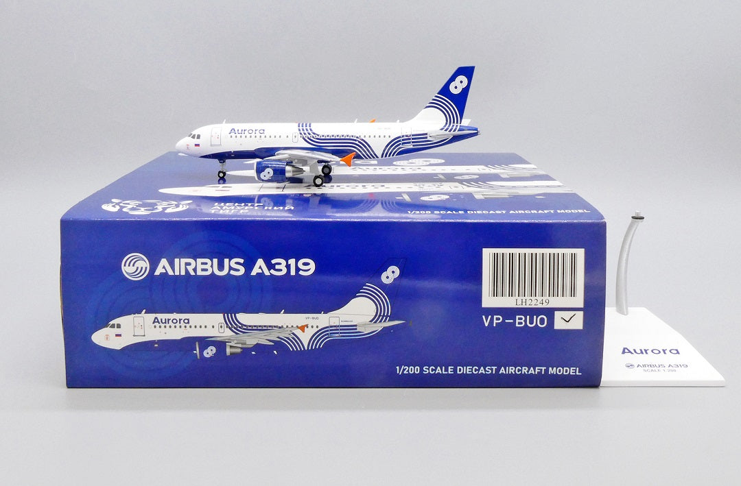 JCWINGS A319 AURORA REG: VP-BWK
