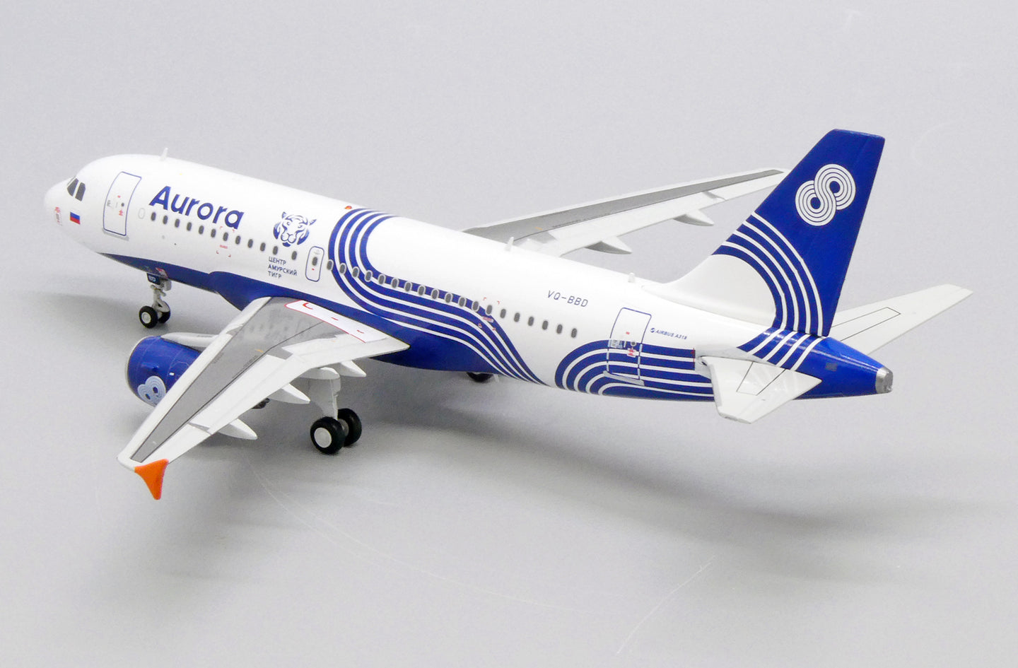 JCWINGS A319 AURORA AMUR TIGER REG: VQ-BBD