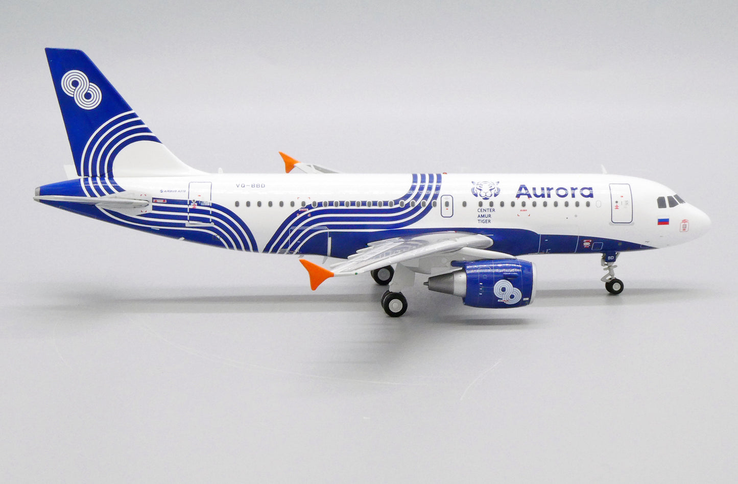 JCWINGS A319 AURORA AMUR TIGER REG: VQ-BBD