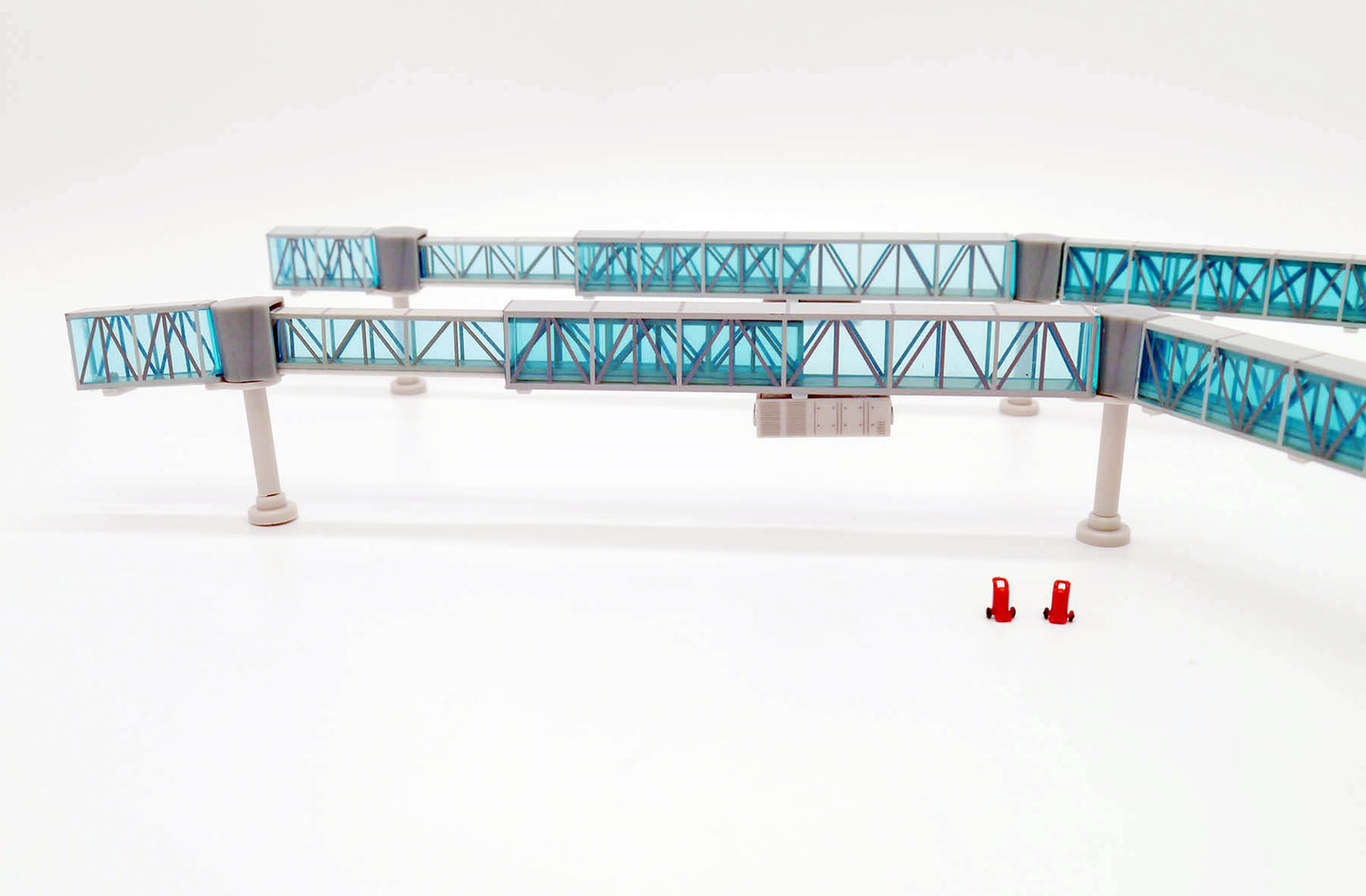 JC WINGS B737 AIR PASSENGER BRIDGE (BLUE)