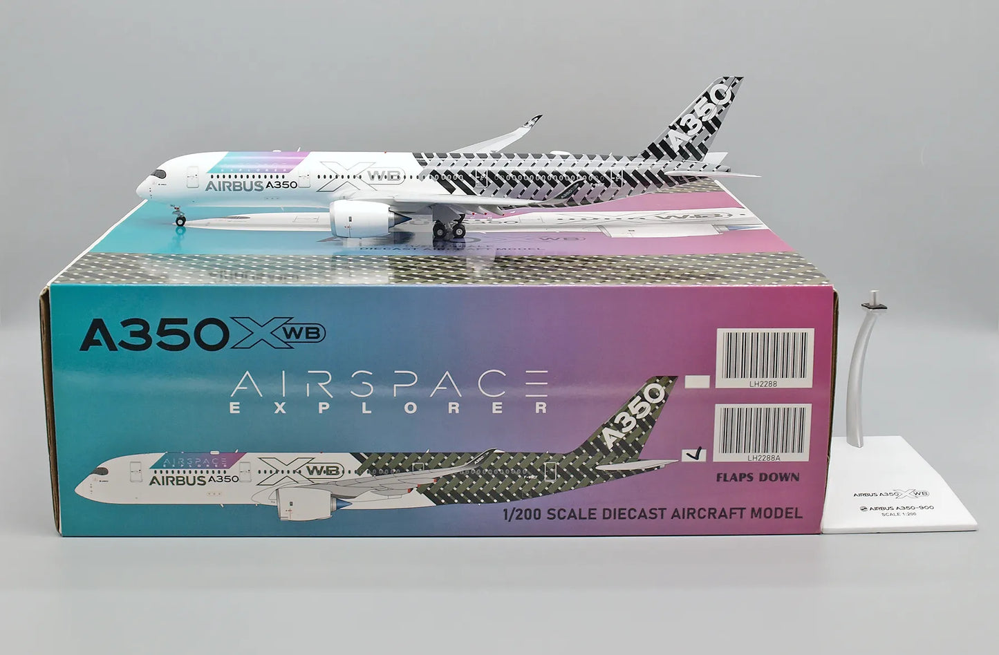JCWINGS A350 AIRSPACE EXPLORER FLAP DOWN REG: F-WWCF