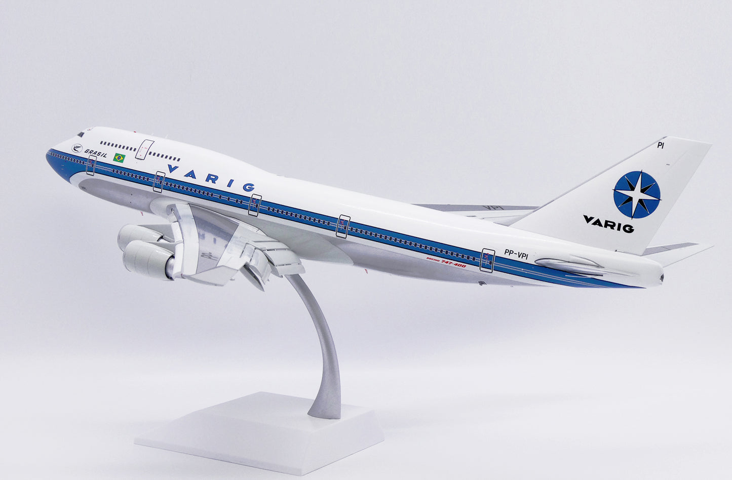 JC WINGS B747-400 VARIG (POLISHED) REG: PP-VPI