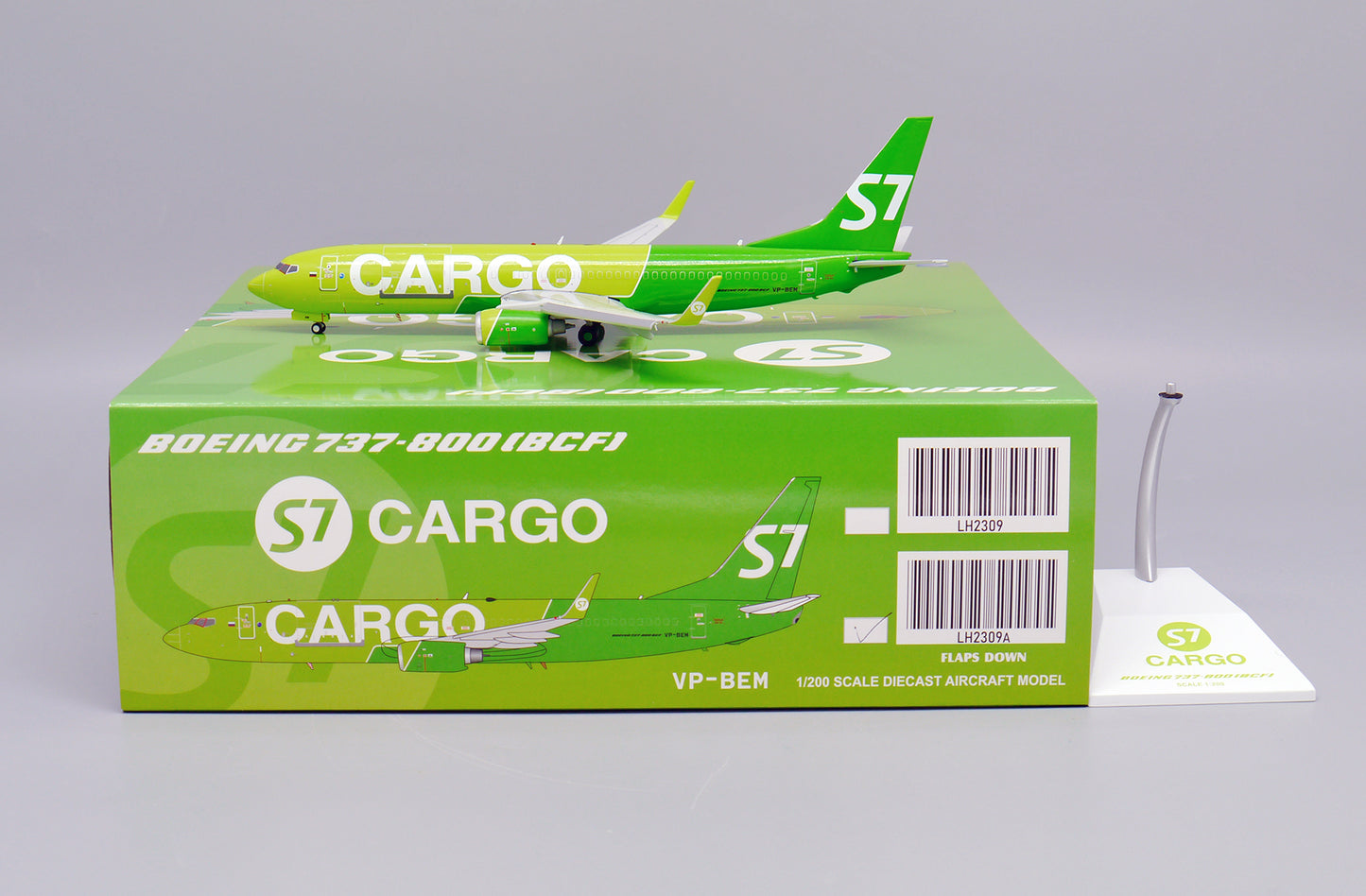 JC WINGS B737-800BCF S7 CARGO (FLAPS DOWN) REG: VP-BEM