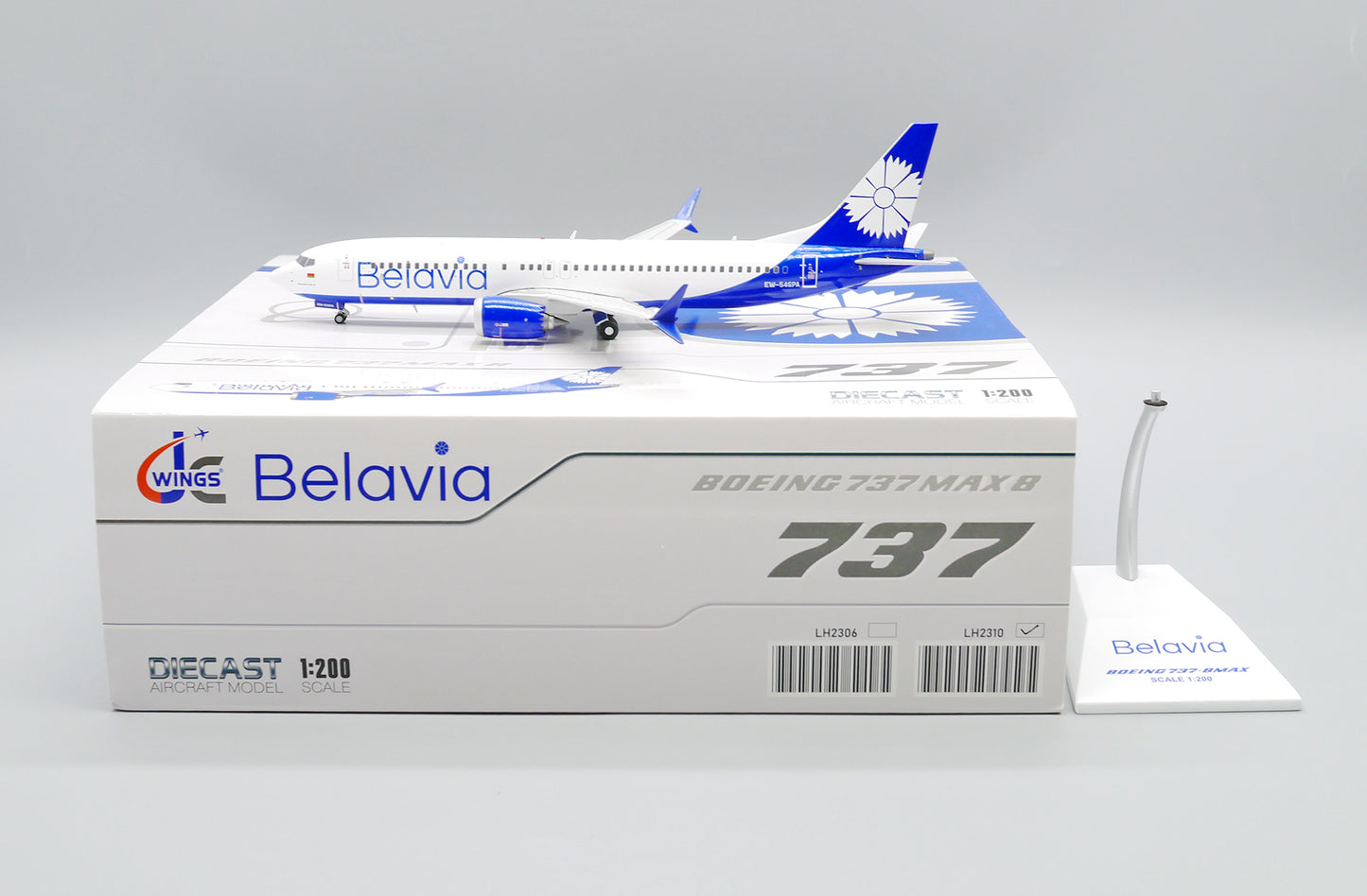 JC WINGS B737 MAX 8 BELAVIA BELARUSIAN AIRLINES REG: EW-546PA