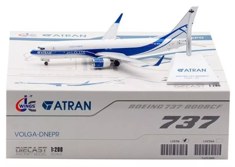 JCWINGS ATRAN AVIATRANS CARGO B737 REG: VQ-BFS