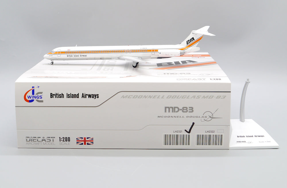 JCWINGS MD-83 BRITISH ISLAND AIRWAYS REG: G-BNSB