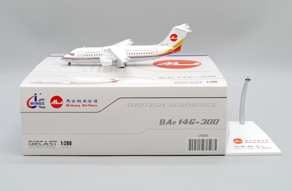 JCWINGS BAE-146-300 MAKUNG AIRLINES BRITISH AEROSPACE REG: B-1775