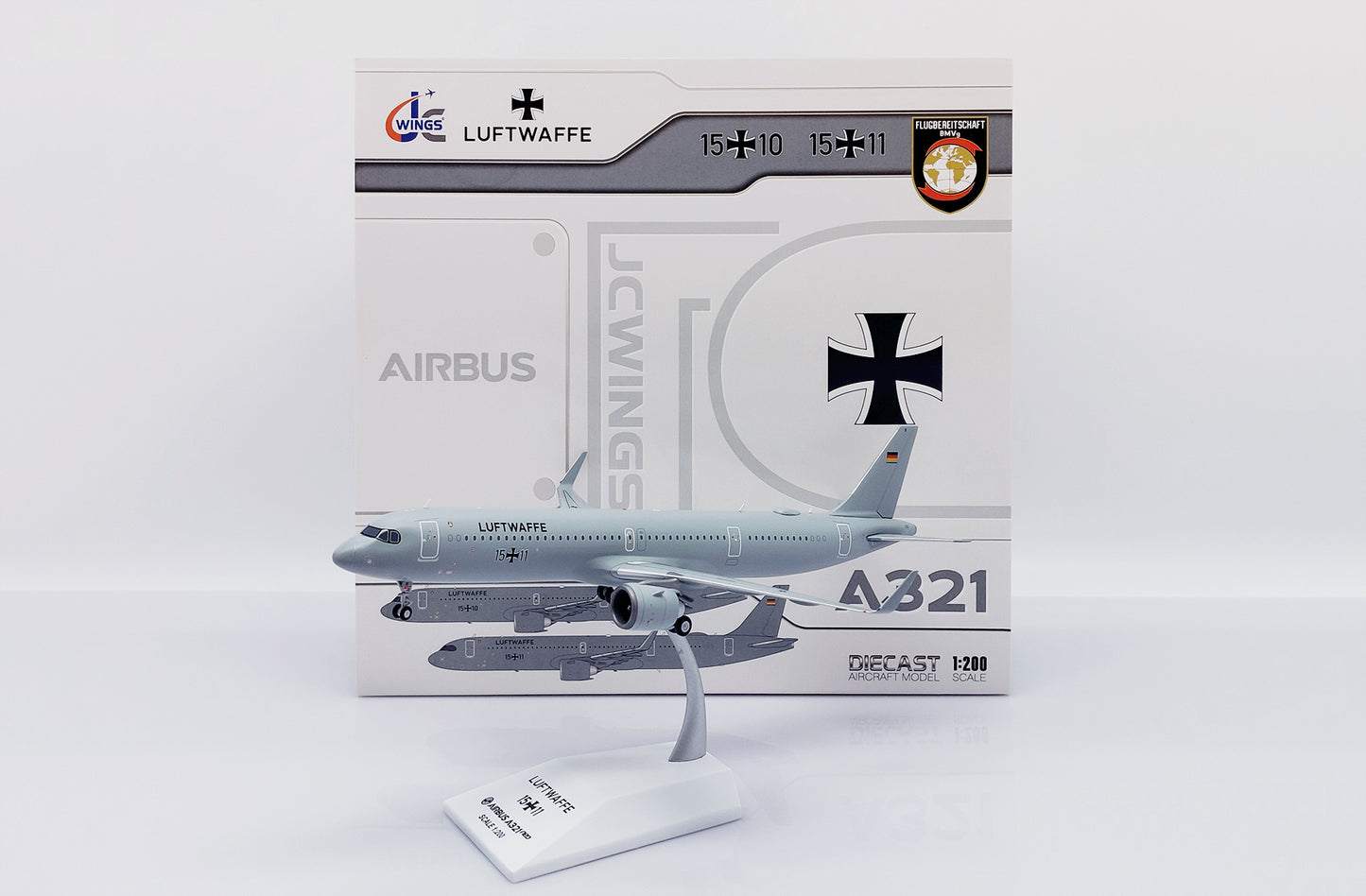 JC WINGS A321NEO LUFTWAFFE REG: 15+11