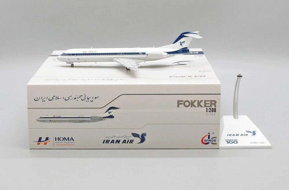JC WINGS FOKKER 100 IRAN AIR REG: EP-IDG
