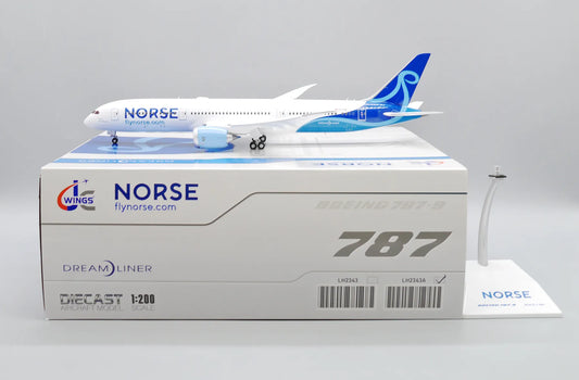 JC WINGS B787-9 DREAMLINER NORSE ATLANTIC AIRWAYS (FLAPS DOWN) REG: LN-FNB