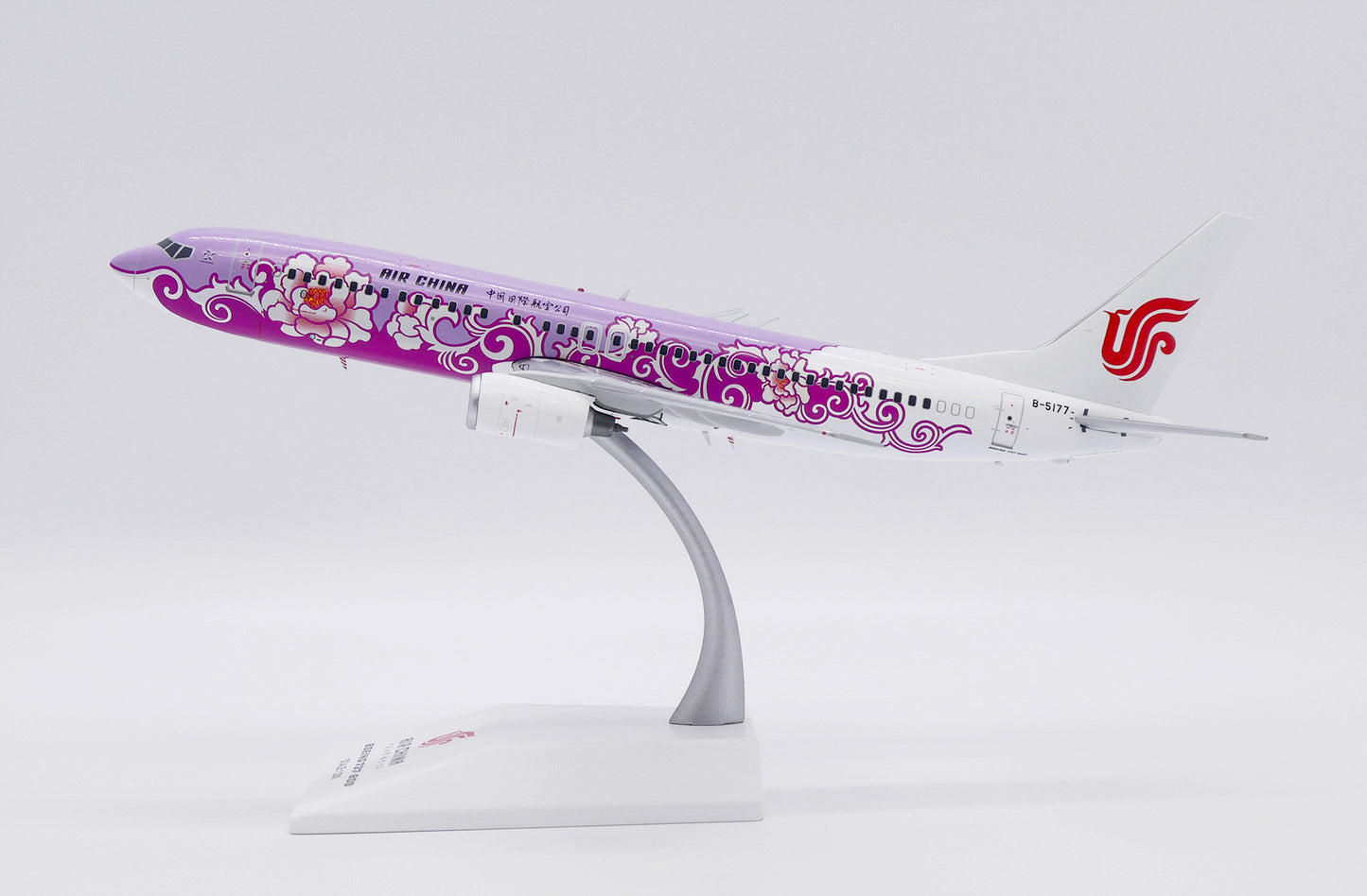 JC WINGS B737-800 AIR CHINA "PINK PEONY" REG: B-5177
