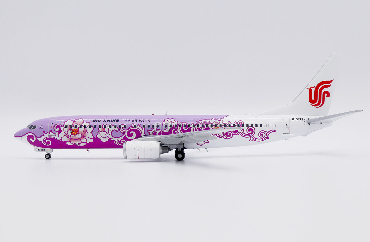 JC WINGS B737-800 AIR CHINA "PINK PEONY" REG: B-5177