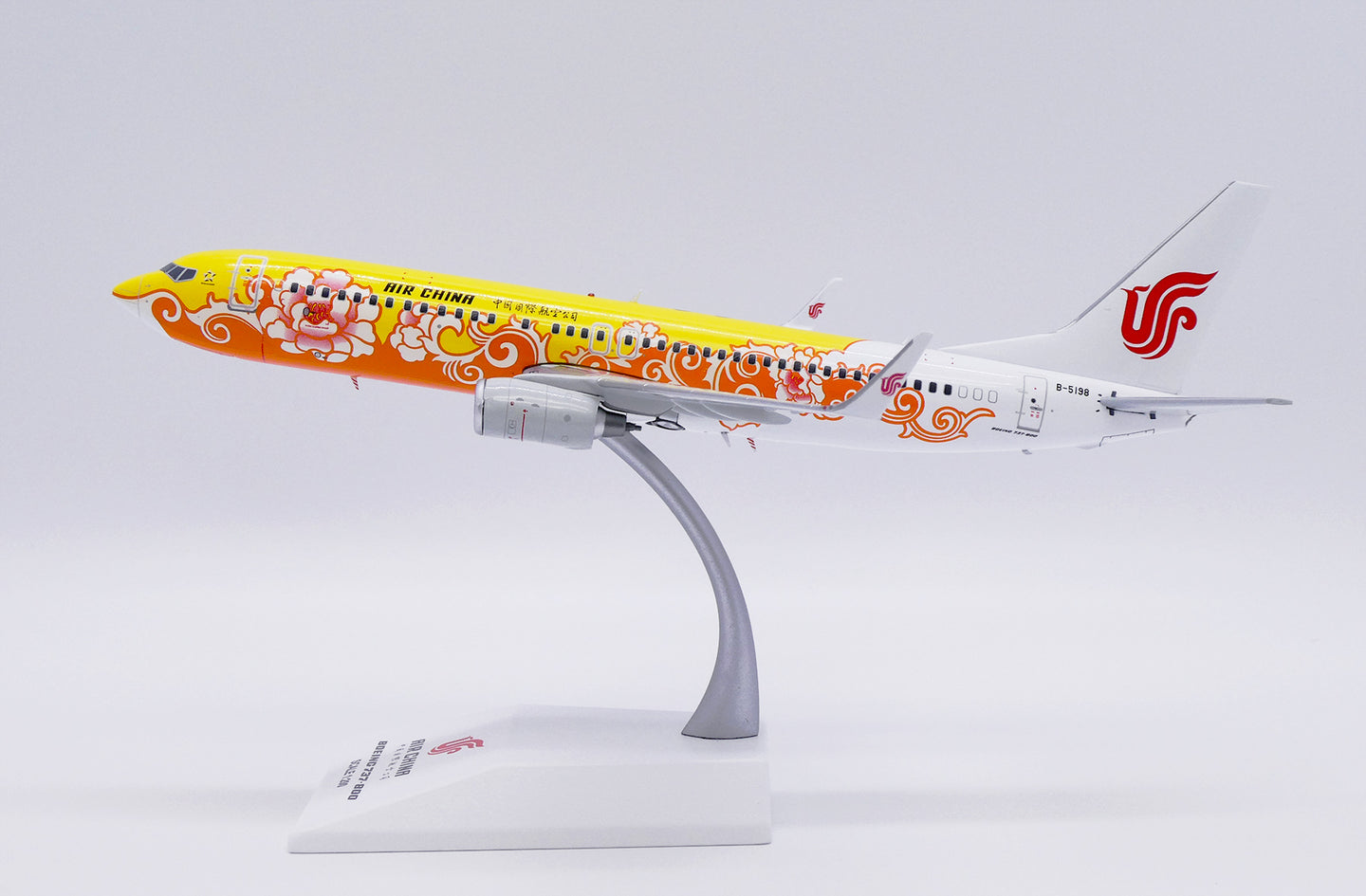 JC WINGS B737-800 AIR CHINA "YELLOW PEONY" REG: B-5198