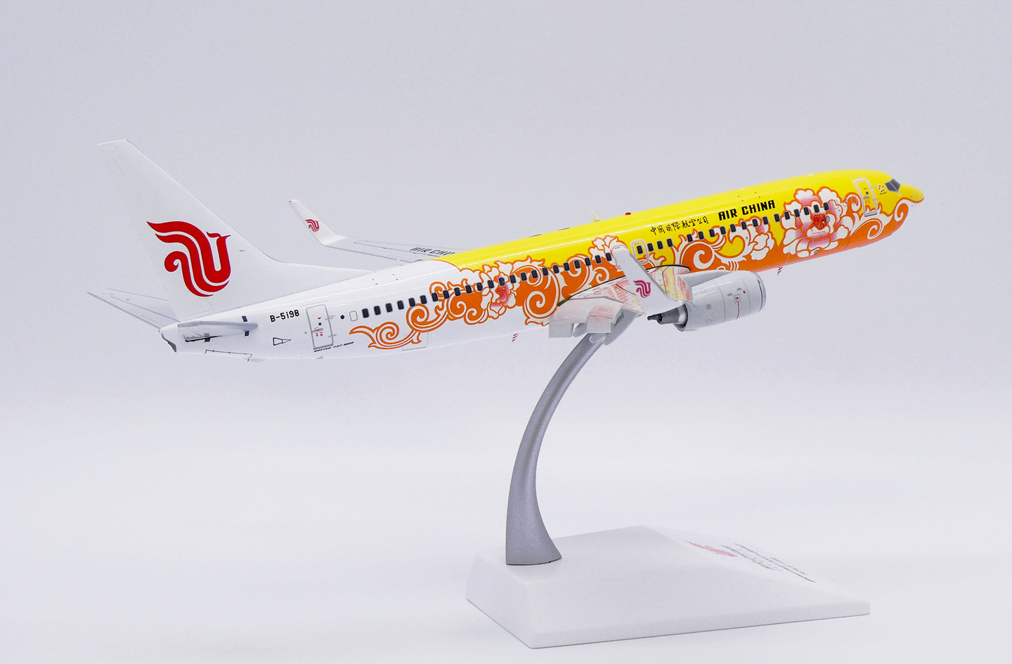 JC WINGS B737-800 AIR CHINA "YELLOW PEONY" (FLAPS DOWN) REG: B-5198