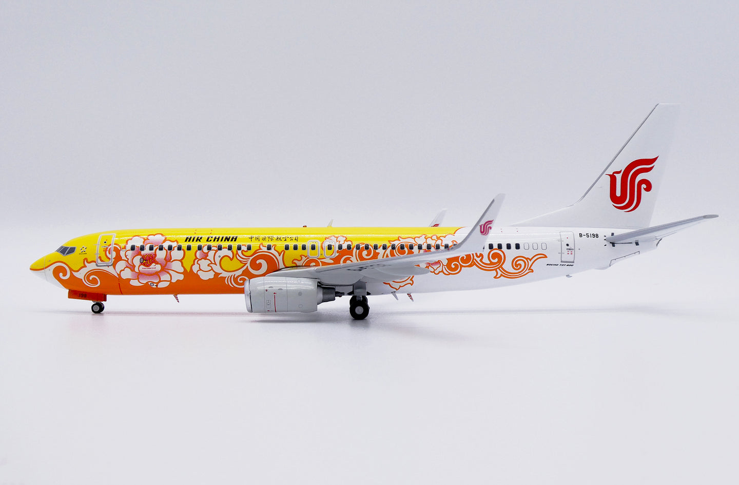 JC WINGS B737-800 AIR CHINA "YELLOW PEONY" REG: B-5198