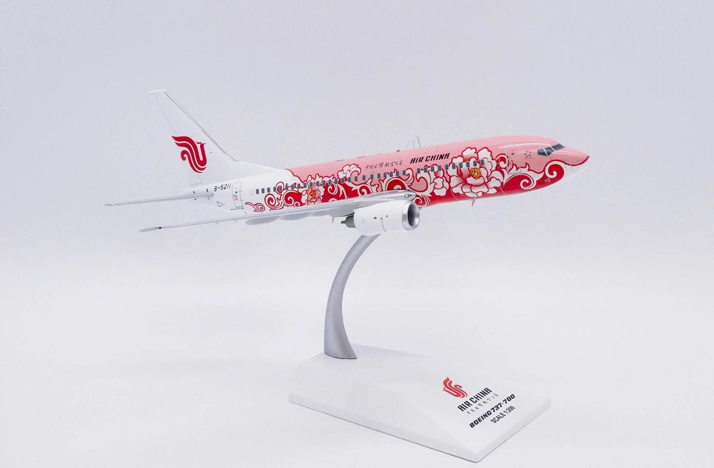 JC WINGS B737-700 AIR CHINA "RED PEONY" REG: B-5211
