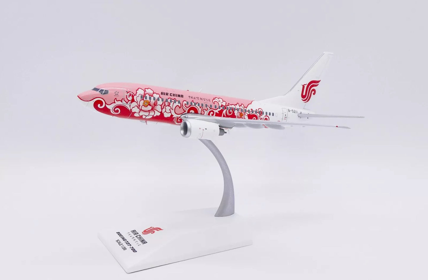 JC WINGS B737-700 AIR CHINA "RED PEONY" REG: B-5211