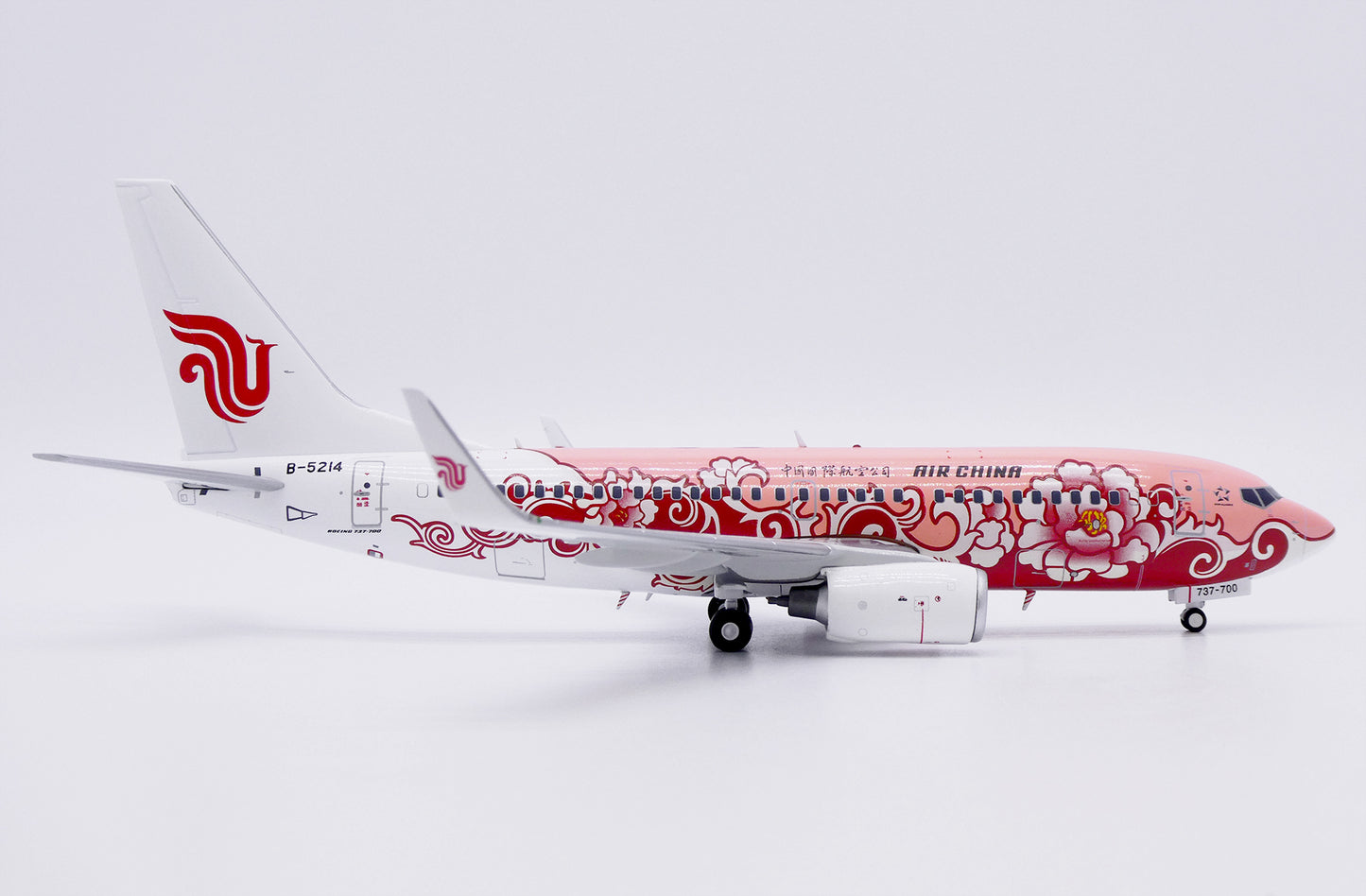 JC WINGS B737-700 AIR CHINA "BROWN PEONY" REG: B-5214