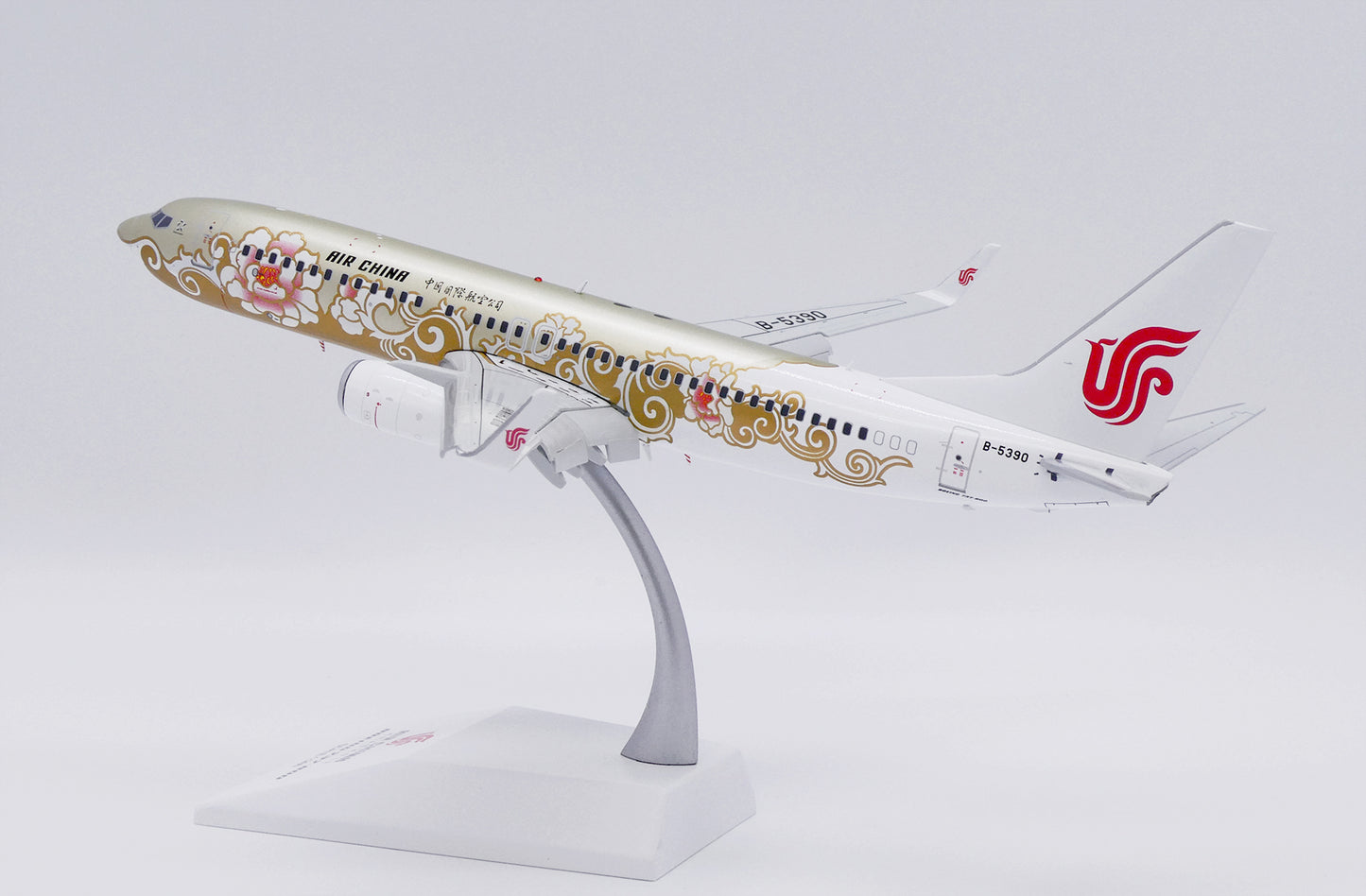 JC WINGS B737-800 AIR CHINA "GOLD PEONY" (FLAPS DOWN) REG: B-5390