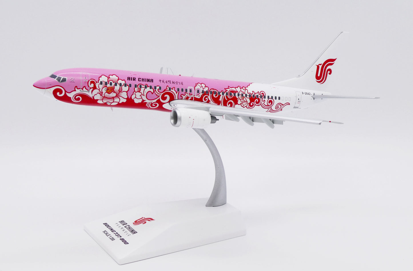 JC WINGS B737-800 AIR CHINA "RED PEONY" REG: B-2642