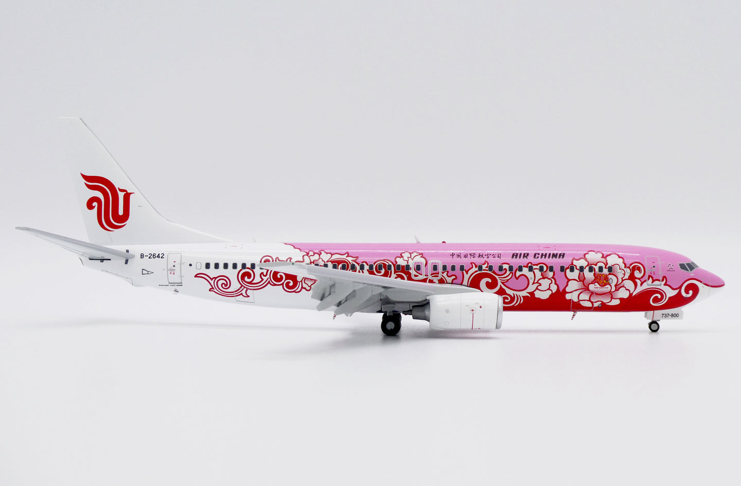 JC WINGS B737-800 AIR CHINA "RED PEONY" REG: B-2642