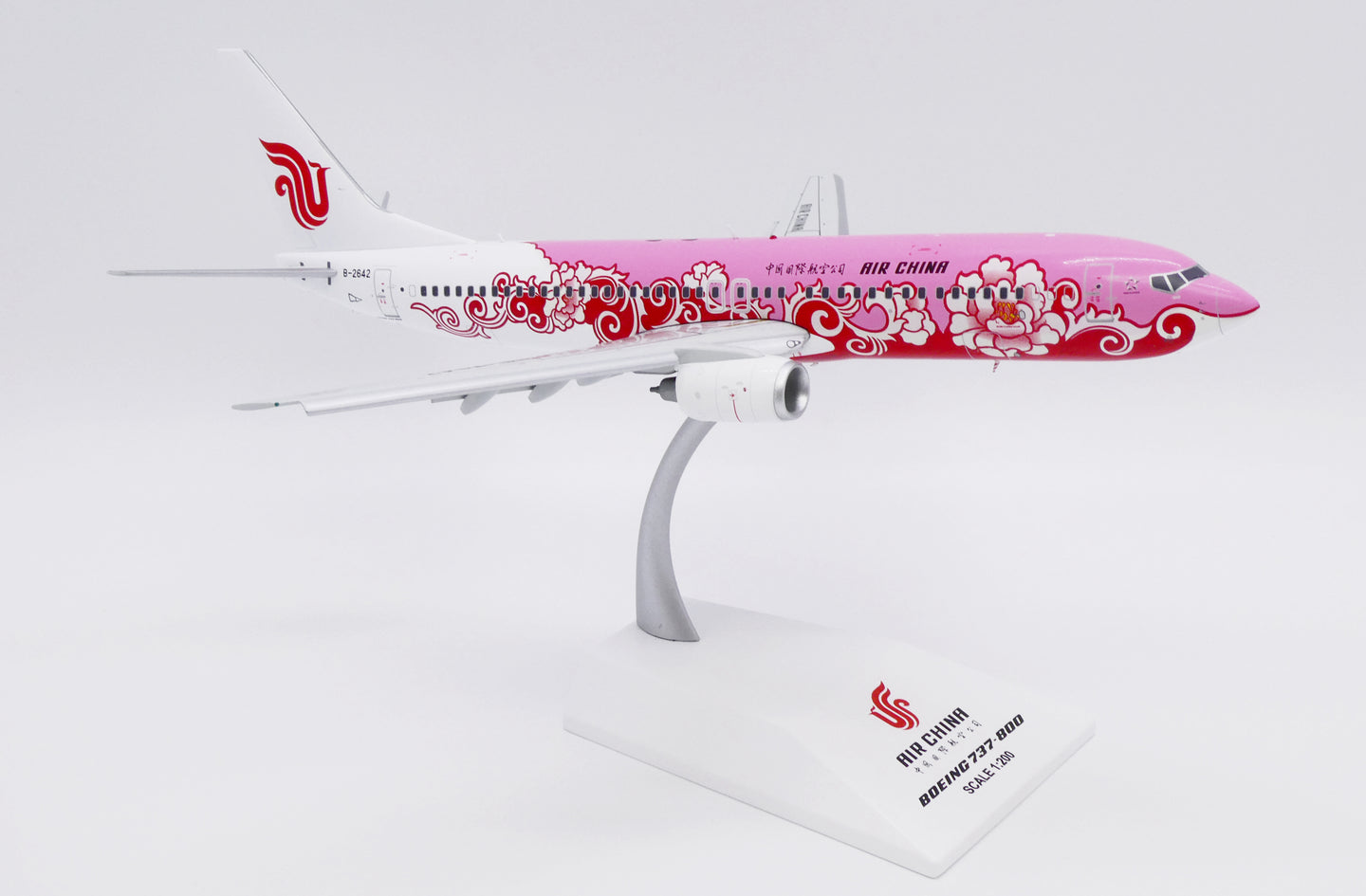 JC WINGS B737-800 AIR CHINA "RED PEONY" REG: B-2642