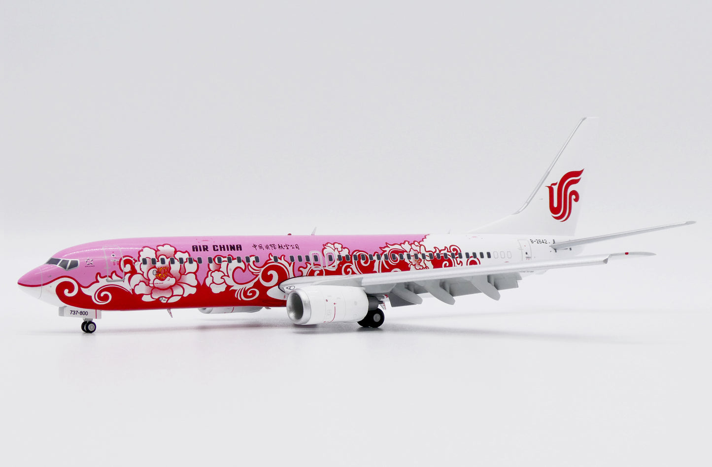 JC WINGS B737-800 AIR CHINA "RED PEONY" REG: B-2642