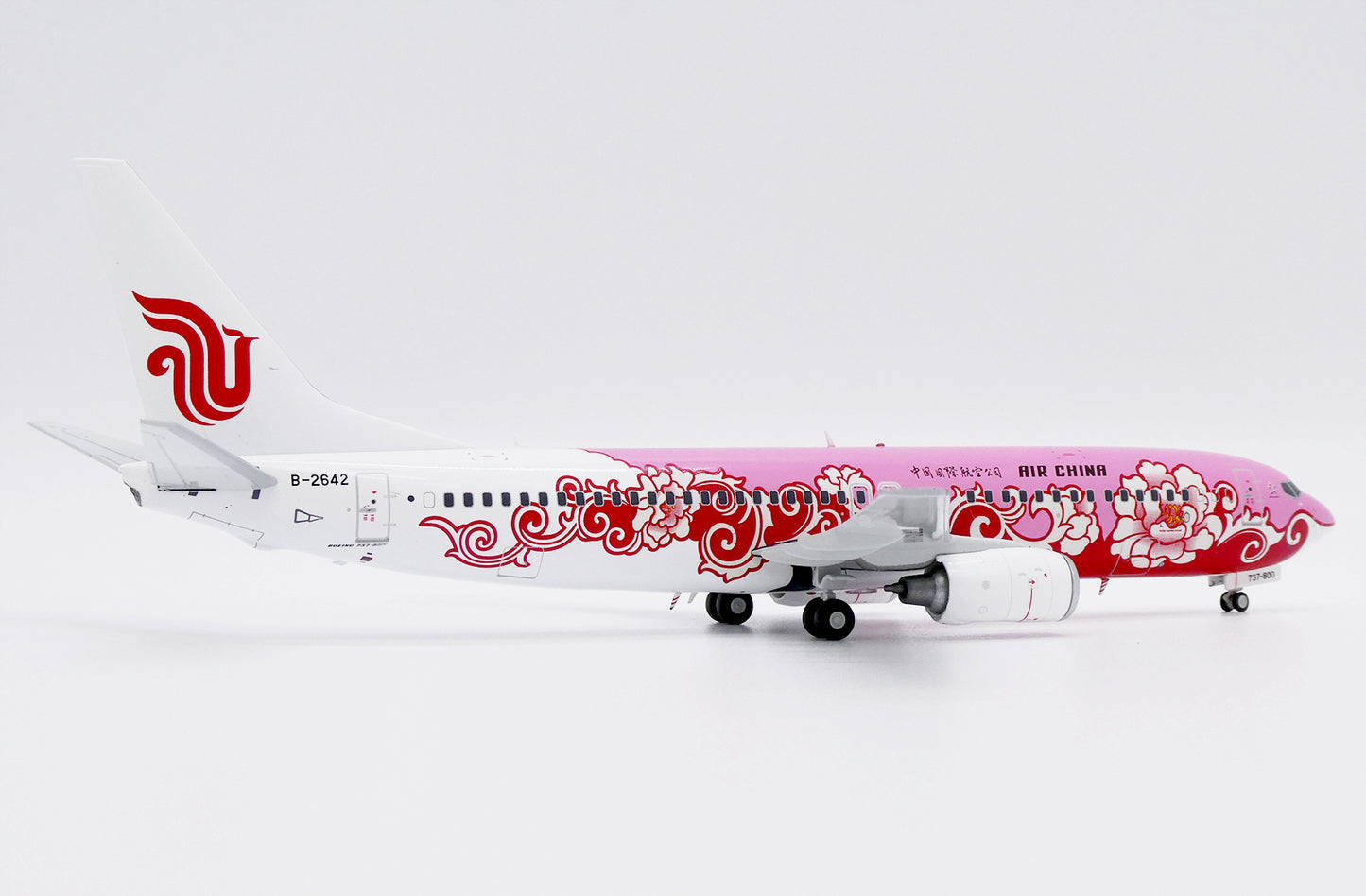 JC WINGS B737-800 AIR CHINA "RED PEONY" REG: B-2642