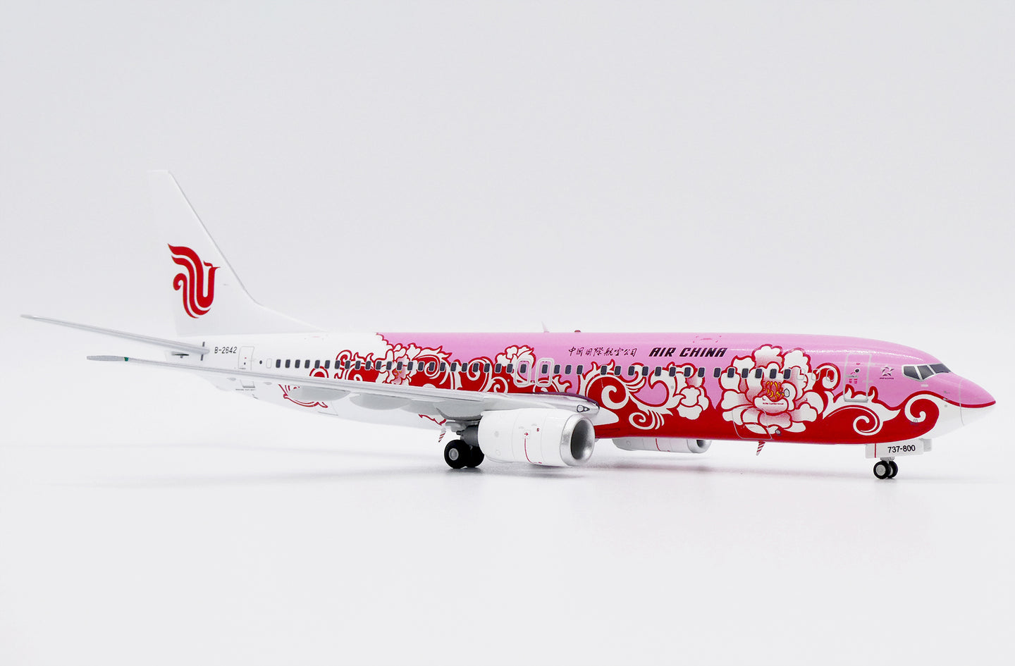 JC WINGS B737-800 AIR CHINA "RED PEONY" REG: B-2642