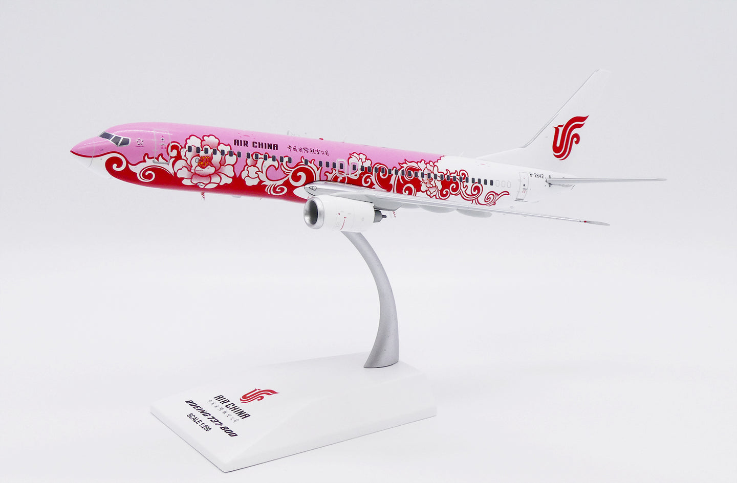 JC WINGS B737-800 AIR CHINA "RED PEONY" REG: B-2642