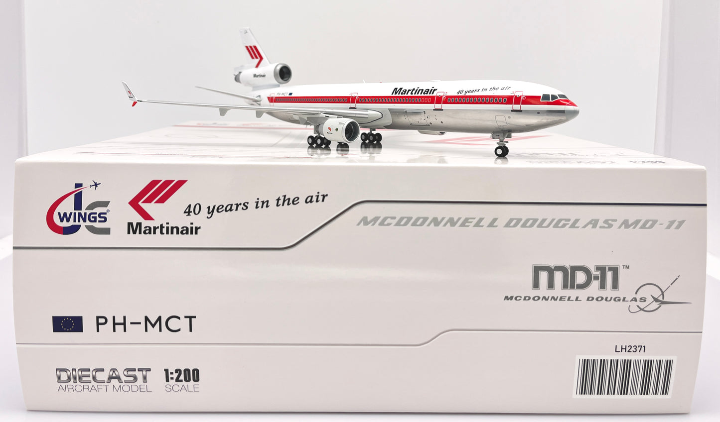 JC WINGS MD-11(CF) MARTINAIR "40 YEARS IN THE AIR" (POLISHED) REG: PH-MCT