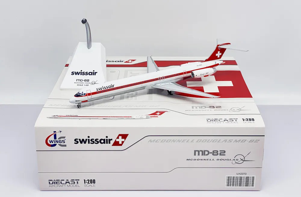 JC WINGS MD-82 SWISSAIR (POLISHED) REG: PH-MBZ