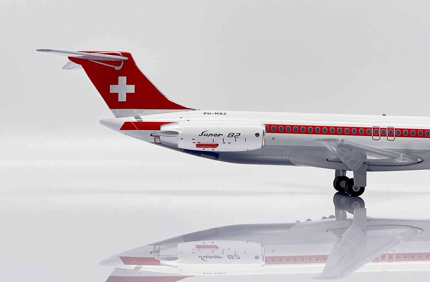 JC WINGS MD-82 SWISSAIR (POLISHED) REG: PH-MBZ