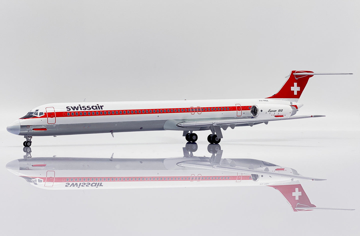 JC WINGS MD-82 SWISSAIR (POLISHED) REG: PH-MBZ