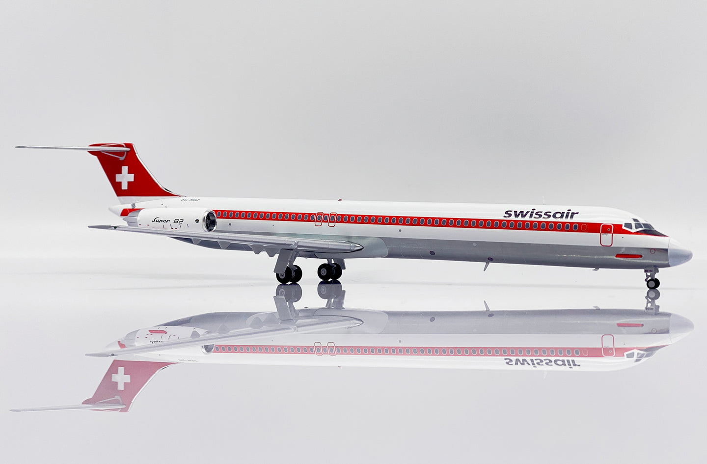 JC WINGS MD-82 SWISSAIR (POLISHED) REG: PH-MBZ