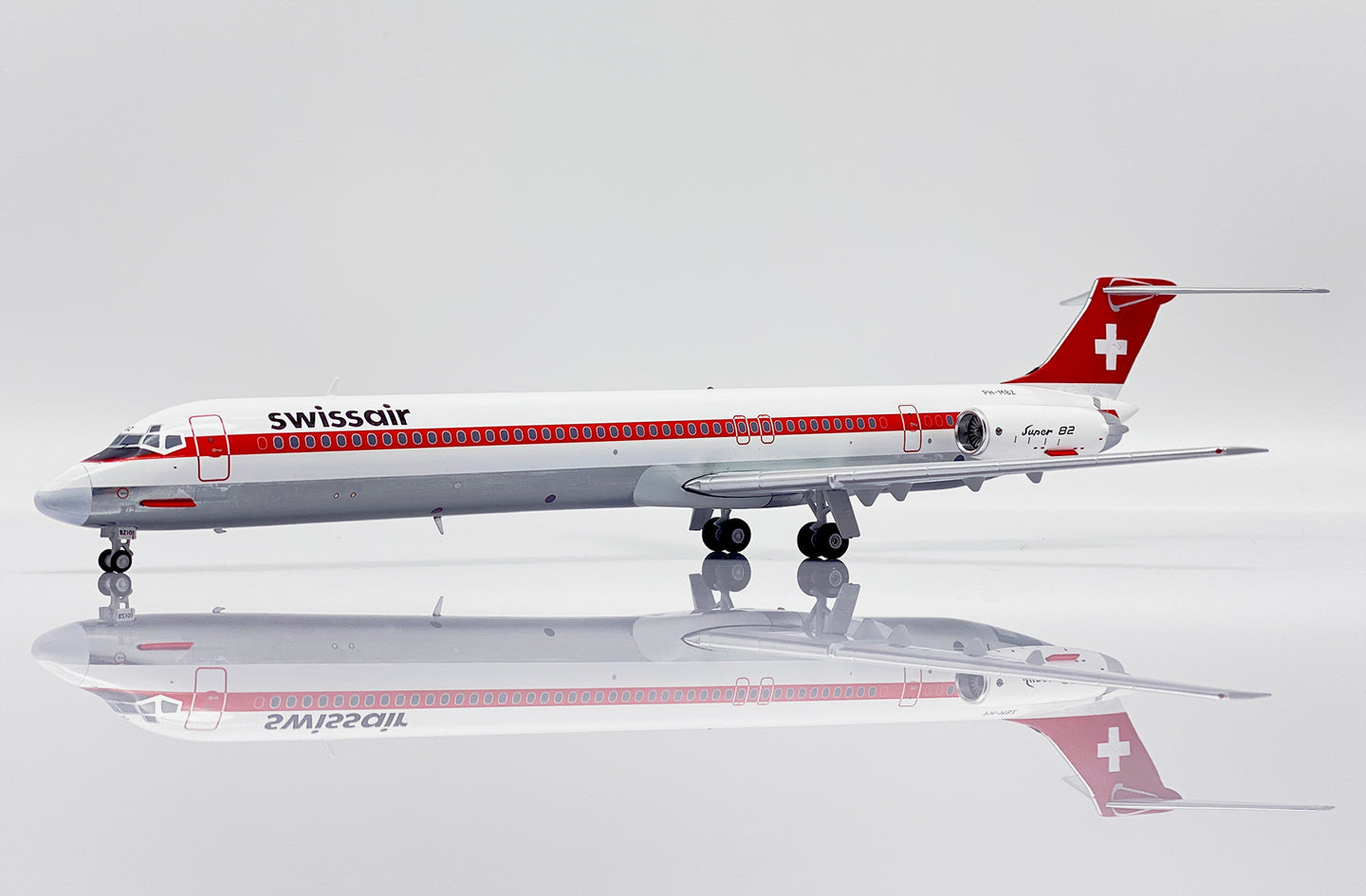 JC WINGS MD-82 SWISSAIR (POLISHED) REG: PH-MBZ