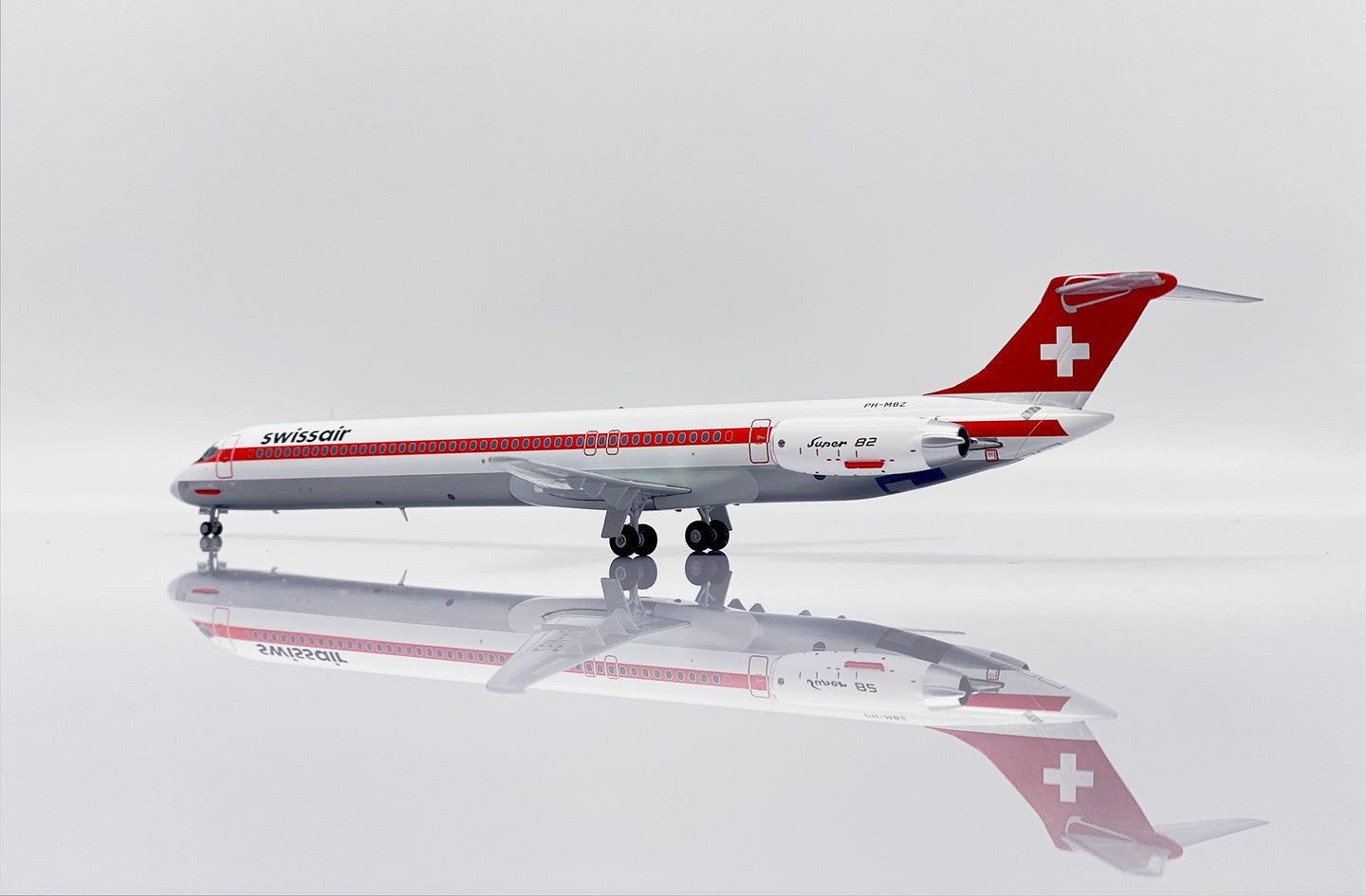 JC WINGS MD-82 SWISSAIR (POLISHED) REG: PH-MBZ