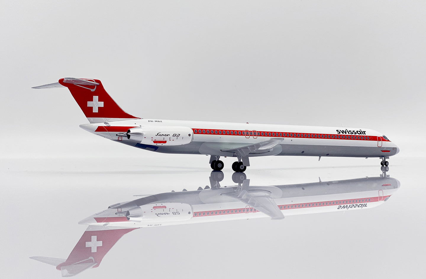 JC WINGS MD-82 SWISSAIR (POLISHED) REG: PH-MBZ