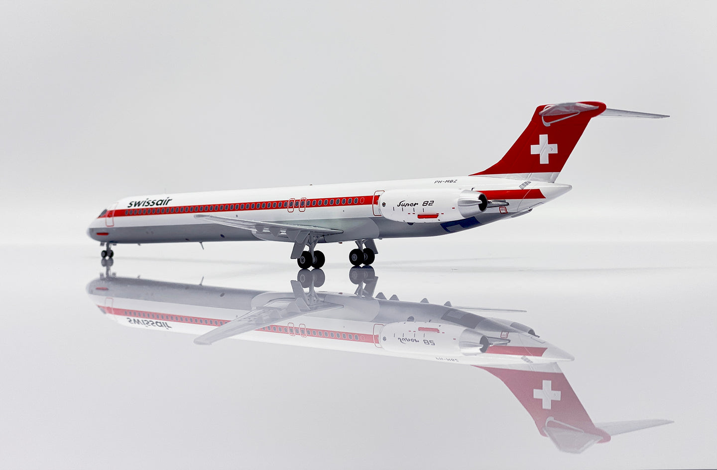 JC WINGS MD-82 SWISSAIR (POLISHED) REG: PH-MBZ