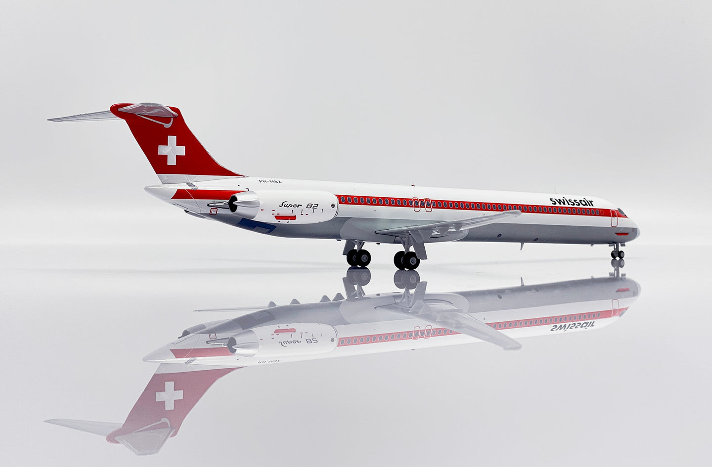 JC WINGS MD-82 SWISSAIR (POLISHED) REG: PH-MBZ