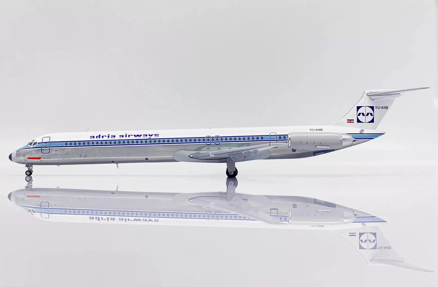 JC WINGS MD-82 ADRIA AIRWAYS (POLISHED) REG: YU-ANB